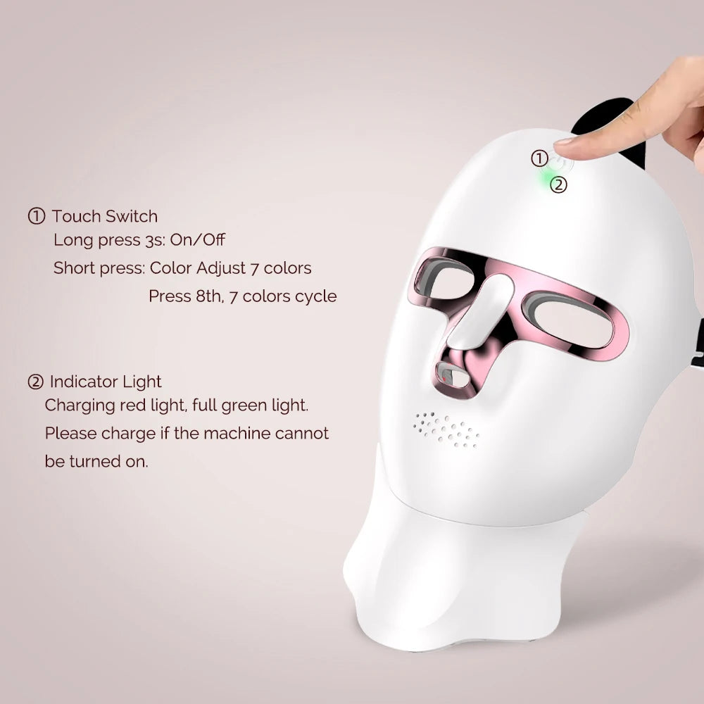 LED Facial Mask Face and Neck