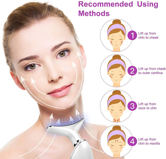 Skin Rejuvenation Device - Facial & Neck Massager
