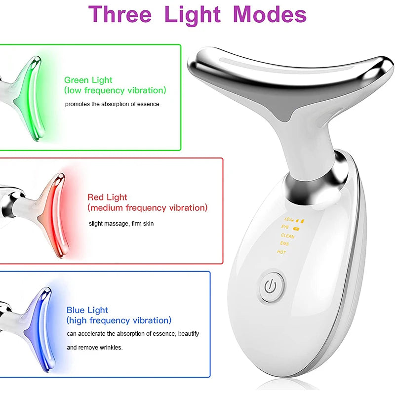 Skin Rejuvenation Device - Facial & Neck Massager