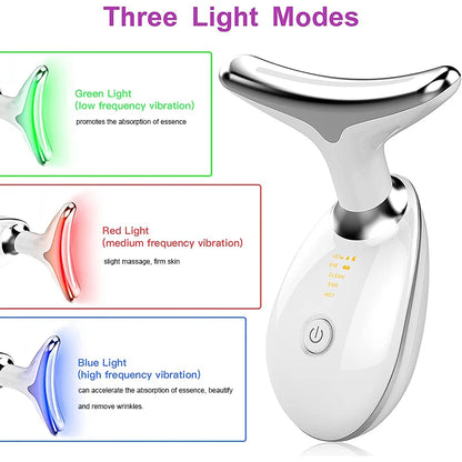 Skin Rejuvenation Device - Facial & Neck Massager